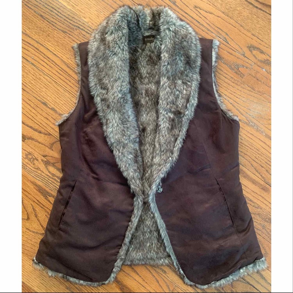 Crosby Faux Fur-Lined Vest
